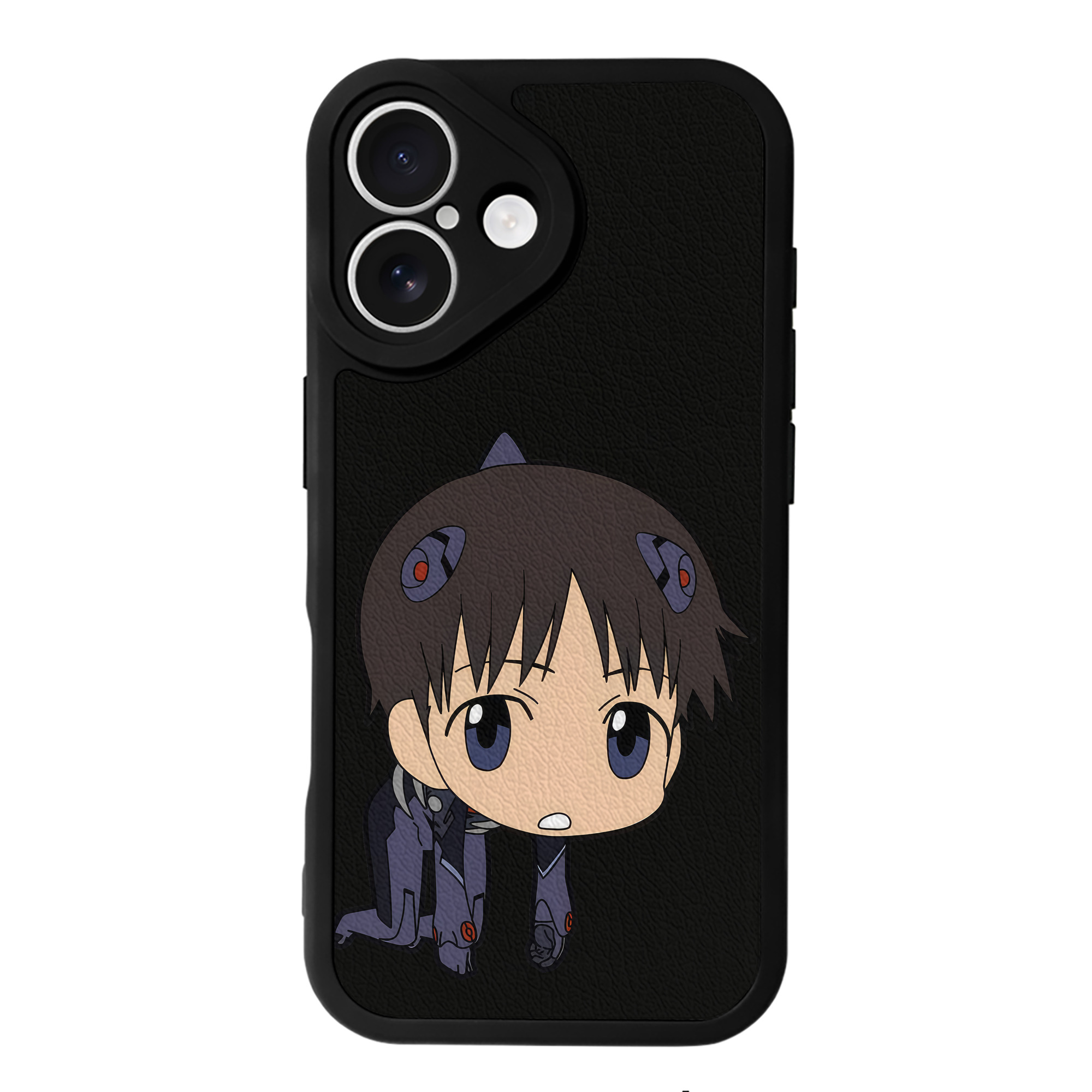 （画像用） EVA 新世紀エヴァンゲリオン 【iPhone 16シリーズ対応】シリコンスマホケース（レザー調） 材質：シリコン